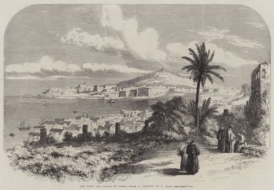 The Town and Castle of Gaeta by Samuel Read